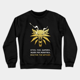 Gold for The Witcher Crewneck Sweatshirt